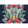 P Kaufmann Talavera Printed Cotton Drapery Fabric in Sapphire 