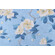 P Kaufmann Blossom Vine Printed Cotton Drapery Fabric in Cornflower 