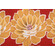 Bryant Drina Motif Printed Polyester 18x18 Inch Pillow Square Outdoor Fabric in Chili
