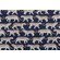 PK Lifestyles Tiger Walk Printed Polyester Outdoor Fabric in Navy