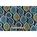 Covington Yoshino Printed Cotton Drapery Fabric in 524-Mediterranean Blue 