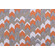 Richloom Chevron Printed Cotton Drapery Fabric in Orange