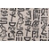PK Lifestyles Story Teller Printed Cotton Blend Drapery Fabric in Ebony 