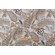 Sample of Magnolia Home Abigail Printed Polyester Outdoor Fabric in Barley 