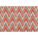 Robert Allen Neo Flame Printed Cotton Drapery Fabric in Coral