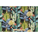Richloom Hatteras Printed Polyester Outdoor Fabric in Ebony