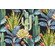 Richloom Hatteras Printed Polyester Outdoor Fabric in Ebony