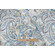 Grinnell Printed Linen Drapery Fabric in Blue