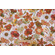 Stof France Ingrid Printed Cotton Drapery Fabric in Terracotta