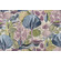 P Kaufmann Fairy Meadow Printed Cotton Drapery Fabric in Mulberry 