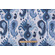 P Kaufmann Samarkand Printed Linen Blend Drapery Fabric in Blues 