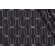 Novogratz Acoustic Embroidered Drapery Fabric in Onyx