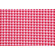 PK Lifestyles Gingham Printed Cotton Drapery Fabric in Red
