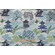 Mill Creek Tea House-Briard Printed Cotton Blend Drapery Fabric in Seawind