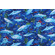 Timeless Treasures Ocean Life - Reef Shark & Fishes Printed Cotton Craft Fabric in Deep