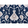 Sample of Magnolia Home Java Printed Cotton Drapery Fabric in Navy 