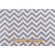 Premier Prints Zigzag Slub Printed Cotton Drapery Fabric in Ash/White