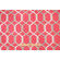 Richloom Radiance Printed Polyester Drapery Fabric in Coral