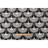 Genevieve Gorder Flock Printed Polyester Outdoor Fabric in Midnight