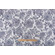 Belle Maison Glenda Printed Cotton Drapery Fabric in Indigo 