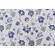 Belle Maison Bartlett Printed Cotton Drapery Fabric in Denim 