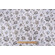 Belle Maison Bartlett Printed Cotton Drapery Fabric in Ecru 