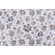 Belle Maison Bartlett Printed Cotton Drapery Fabric in Ecru 