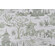 Belle Maison Zen Garden Printed Cotton Drapery Fabric in Jade 