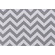 Premier Prints Zig Zag-Slub Printed Cotton Drapery Fabric in Ash/White