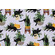 Leezaworks A Tall Yarn - Just Purrlanted Printed Cotton Craft Fabric in White for Dear Stella