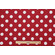 Polka Dot Printed Polyester Outdoor Fabric in Red 