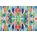Abstract Reflections Printed Polyester Outdoor Fabric in Multi 
