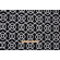 Richloom Solarium Kirkland Printed Polyester Outdoor Fabric in Black 