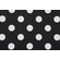 Sample of Polka Dot Printed Polyester Outdoor Fabric in Black 