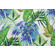 Duralee Soleil Printed Polyester Outdoor Fabric in Blue/Green 