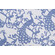 Lino Textiles Trocadero Printed Linen Drapery Fabric in Raul Blue on Ivory Grace