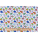 Gail Cadden Elite Athlete - Pickleball Paddle Printed Cotton Craft Fabric in White for Timeless Treasures