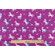 Emma & Mila Unicorns Printed Cotton Craft Fabric in Iris