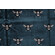 TFA Bee Kind Latex Backed Velvet Upholstery Fabric in Deep Ocean