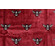 TFA Bee Kind Latex Backed Velvet Upholstery Fabric in Cherry