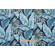 Tortola Printed Polyester Outdoor Fabric in Midnight Blue