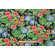 Belize Printed Polyester Outdoor Fabric in Black