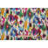 Home Accents Aurora Ikat Printed Linen Drapery Fabric in Multi by Ronnie Gold