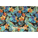 Richloom Beachcrest Printed Polyester Outdoor Fabric in Caviar