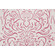 Fonthill Pushkin Damask Hand-Printed Wool Drapery Fabric in Maroon