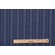 Nate Berkus Litton Stripe-Paramount Printed Cotton Drapery Fabric in Dark Blue for Swavelle/Mill Creek 