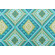 Terrasol - Spanish Tile Printed Polyester Outdoor Fabric in Peacock