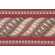 Scalamandre Helix Border 6'' Tapestry Border Fabric in Red