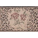 Scalamandre Leopard Rose Border 6&#39;&#39; Tapestry Border Fabric in Taupe