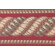 Scalamandre Helix Border 6'' Tapestry Border Fabric in Red